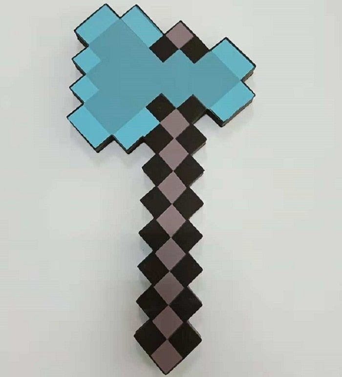 Minecraft Espada Picareta Diamante Original EVA