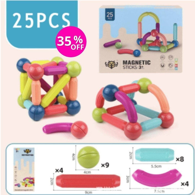 Magna toys® - Brinquedo Magnético + Brinde